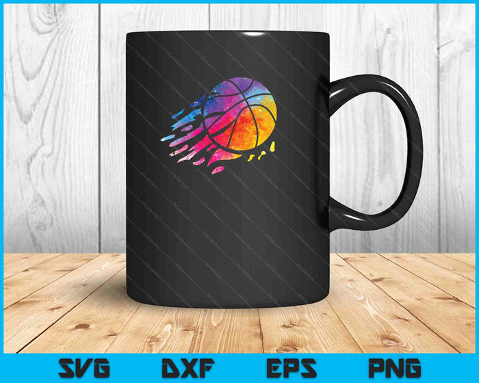 Splash Basketball Player Baller SVG PNG Digital Cutting Files