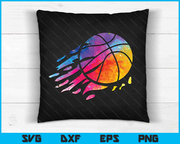 Splash Basketball Player Baller SVG PNG Digital Cutting Files