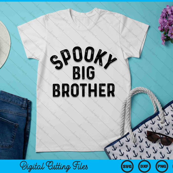 Spooky Big Brother Family Halloween Sibling Costume SVG PNG Digital Cutting File