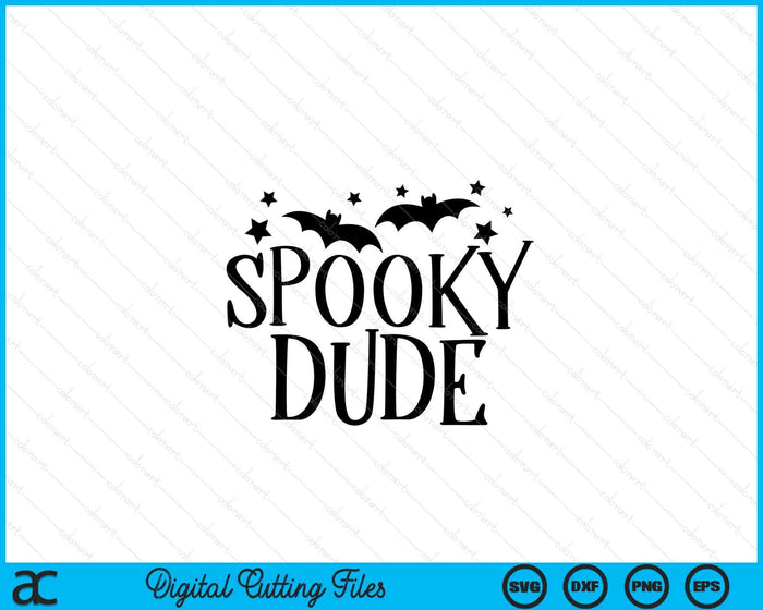 Spooky Dude, jongens Halloween SVG PNG snijden afdrukbare bestanden