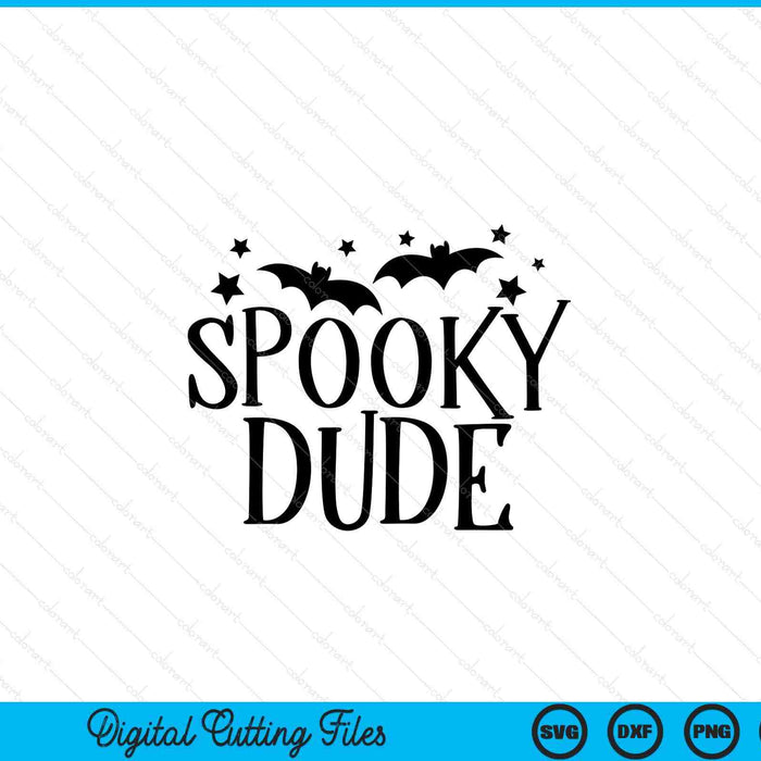 Spooky Dude, jongens Halloween SVG PNG snijden afdrukbare bestanden