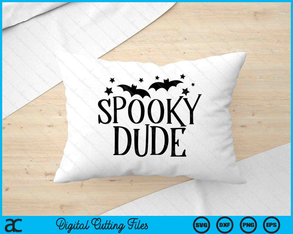 Spooky Dude, Boys Halloween SVG PNG Cutting Printable Files