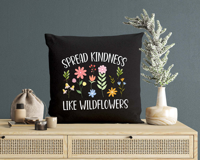 Spread Kindness Like Wildflowers Women's Boho Inspirational SVG PNG Digital Printable Files