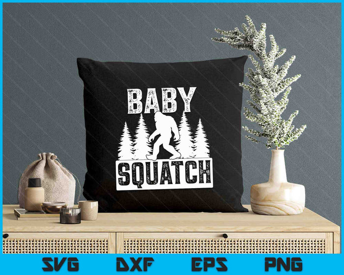 Squatchy Matching Family Bigfoot Shirts Baby Squatch SVG PNG Digital Printable Files