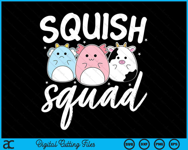 Squish Squad Mallow Print SVG PNG Digital Cutting Files