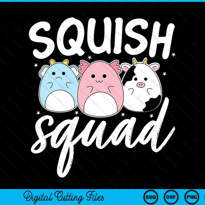 Squish Squad Mallow Print SVG PNG Digital Cutting Files