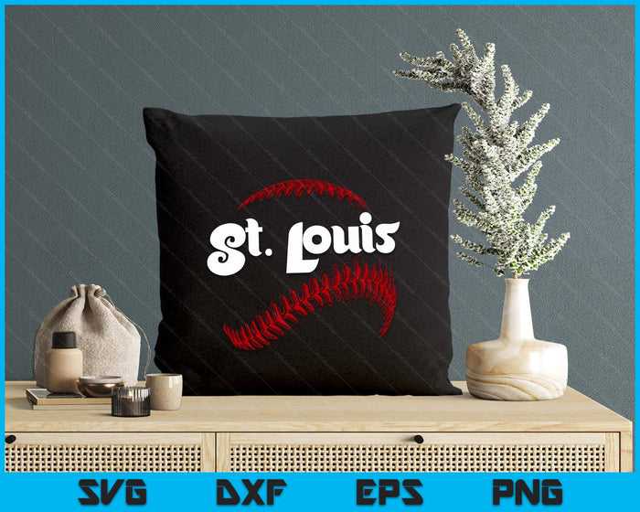 St. Louis Baseball Lovers Vintage Baseball Lovers Fans SVG PNG Digital Printable Files