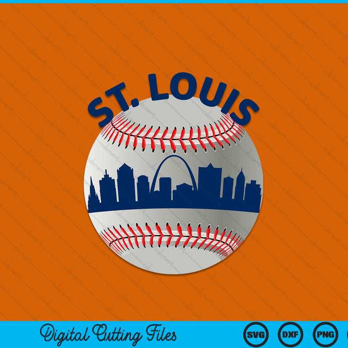 St. Louis baseball team fans of space city SVG cut file
