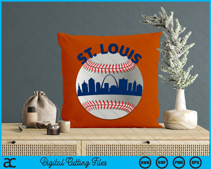 St. Louis Baseball Team Fans of Space City SVG PNG Cutting Printable Files