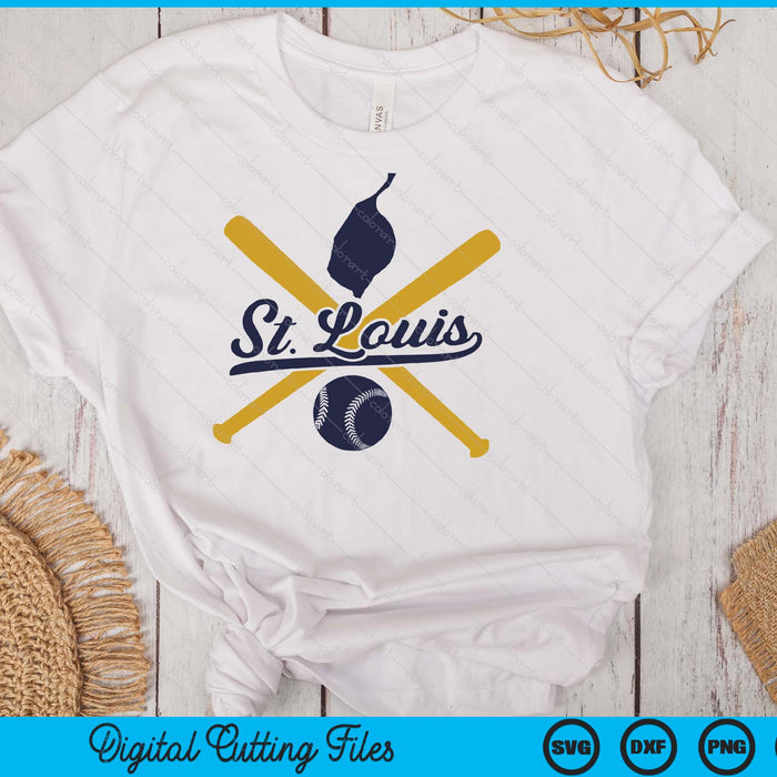 St. Louis Baseball Vintage Wisconsin Pride Love City SVG PNG Digital Cutting Files