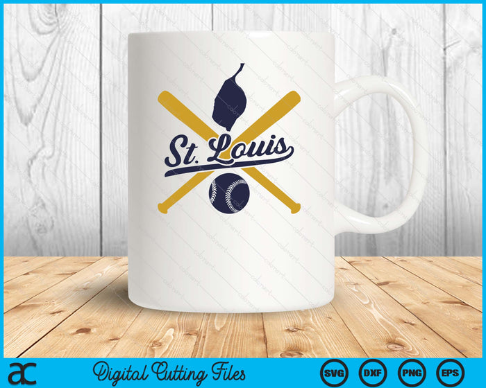 St. Louis Baseball Vintage Wisconsin Pride Love City SVG PNG Digital Cutting Files