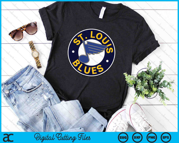 St. Louis Blues Symbol Royal Blue Officially Licensed SVG PNG Digital Printable Files