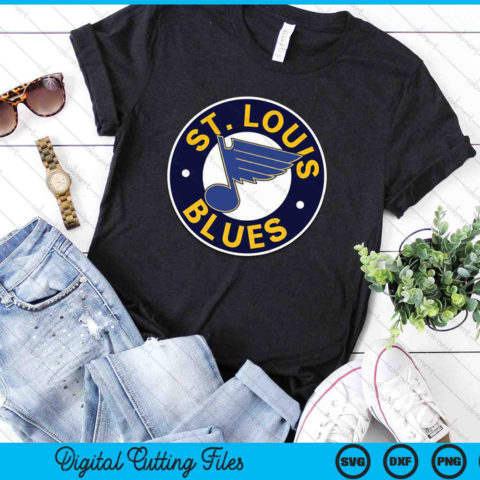 St. Louis Blues Symbol Royal Blue Officially Licensed SVG PNG Digital Printable Files