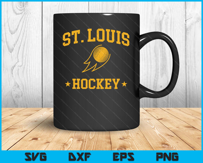 St. Louis Hockey Vintage Gameday Retro Hockey Lover SVG PNG Files