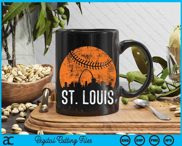 St. Louis Skyline St. Louis Baseball SVG PNG Printable Cutting Files