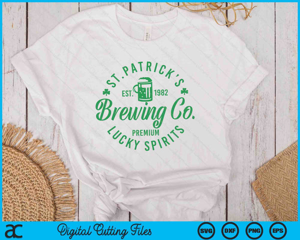 St.Patrick's Brewing Co SVG PNG Digital Printable Files