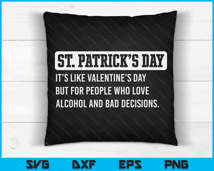 St. Patricks Day Drinking Men Women Funny St Pats Definition SVG PNG Digital Printable Files