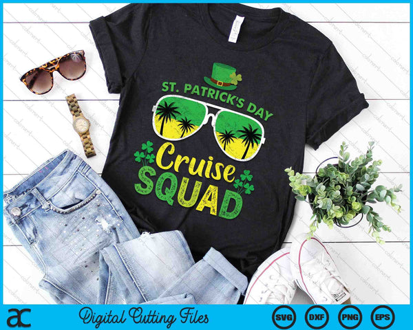 St Patrick's Day Cruise Squad 2025 Funny Family Matching SVG PNG Digital Printable Files