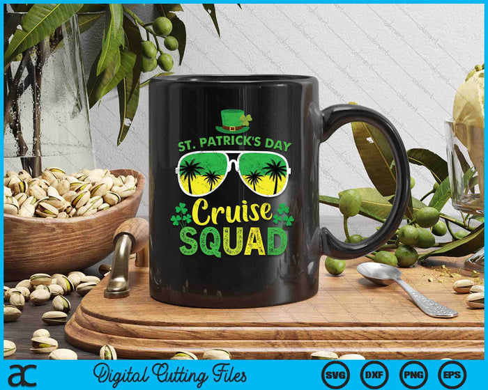 St Patrick's Day Cruise Squad 2025 Funny Family Matching SVG PNG Digital Printable Files