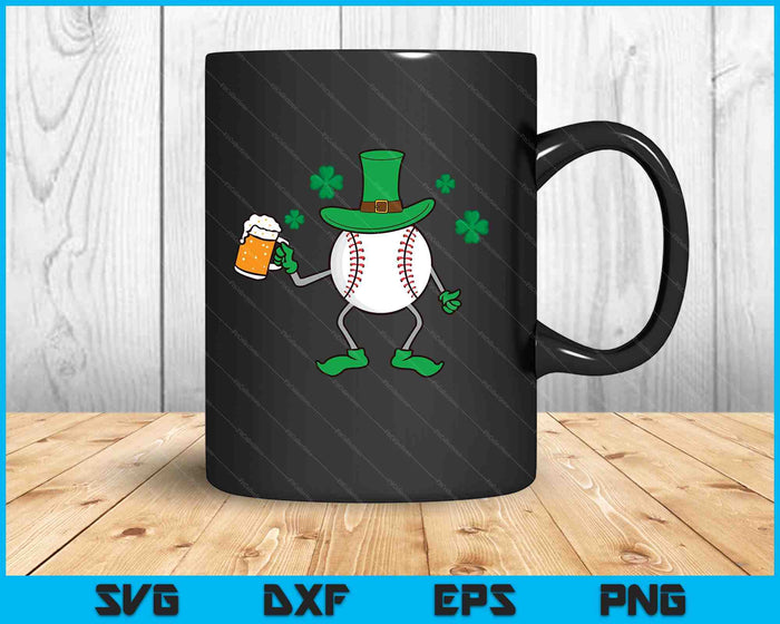 St Patrick's Day Irish Baseball Beer SVG PNG Digital Cutting Files