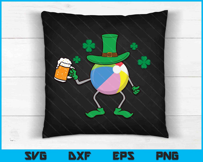 St Patrick's Day Irish Beach Ball Beer SVG PNG Digital Cutting Files