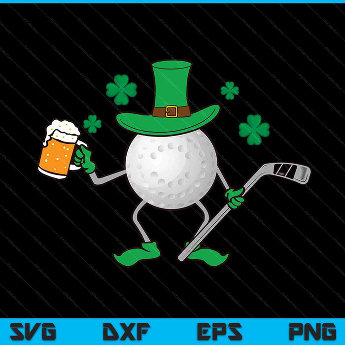 St Patrick's Day Irish hockey beer SVG cut file