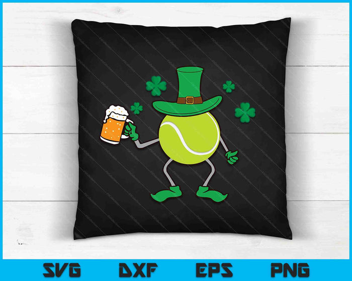 St Patrick's Day Irish Tennis Beer SVG PNG Digital Cutting Files