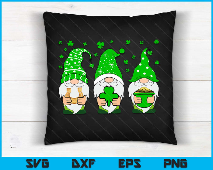 St Patricks Day kabouters vrouwen Buffalo Plaid Shamrock SVG PNG snijden afdrukbare bestanden