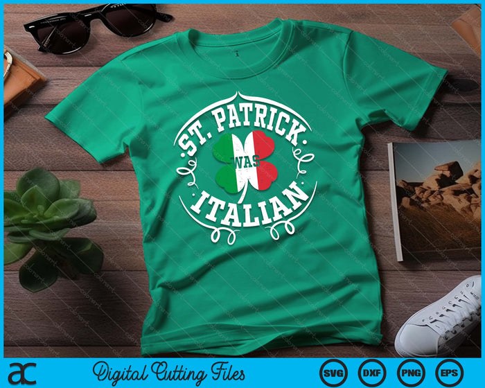 St Patricks Day Italy Flag Gift SVG PNG Digital Cutting Files