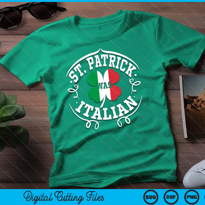 St Patricks Day Italy Flag Gift SVG PNG Digital Cutting Files
