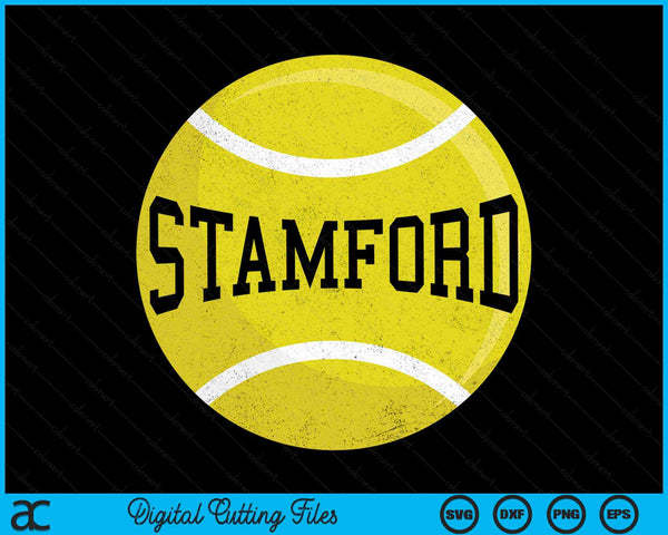 Stamford Tennis Fan SVG PNG Digital Cutting Files