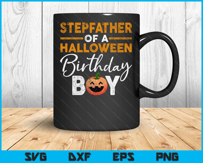 Stepfather Of A Halloween Birthday Boy DIY Halloween Costume SVG PNG Digital Cutting File