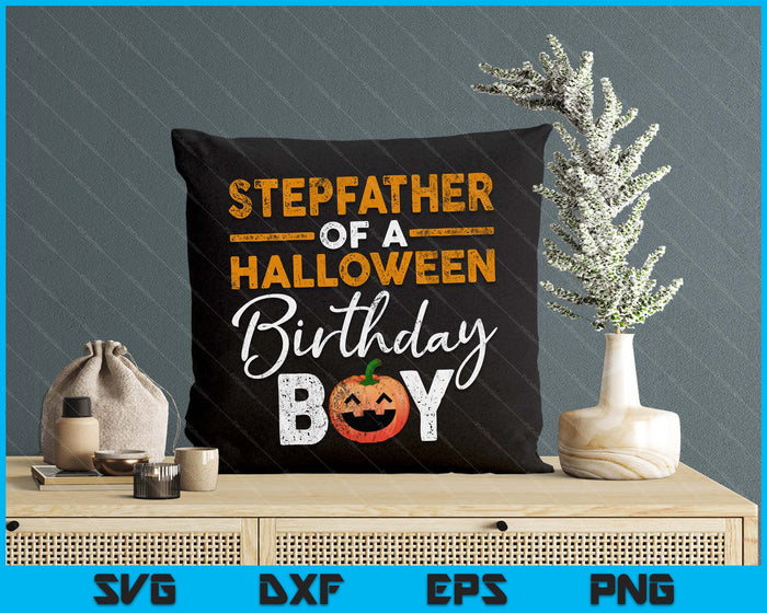 Stepfather Of A Halloween Birthday Boy DIY Halloween Costume SVG PNG Digital Cutting File