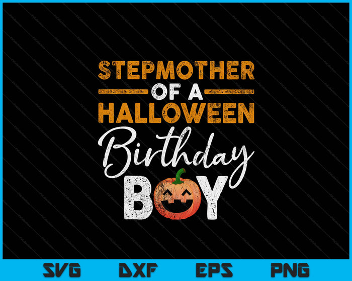 Stepmother Of A Halloween Birthday Boy DIY Halloween Costume SVG PNG Digital Cutting File