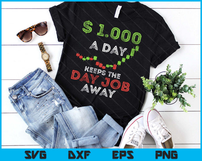 Stock Market Trader Day Trading Stock Trading Day Job SVG PNG Digital Printable Files