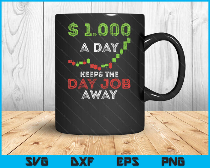 Stock Market Trader Day Trading Stock Trading Day Job SVG PNG Digital Printable Files