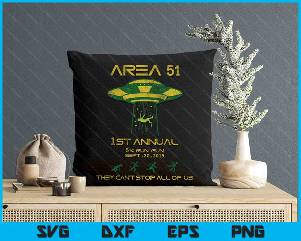Storm Area 51 5k Fun Run Sept SVG PNG Digital Printable Files