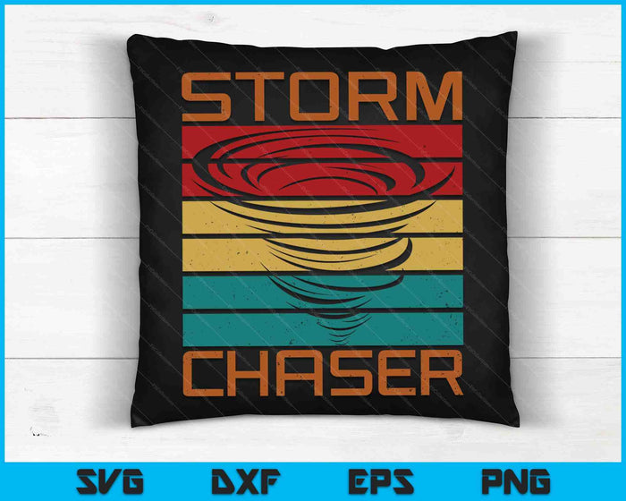 Storm Chaser Tornado meteorologie meteoroloog weerman SVG PNG digitale snijbestanden