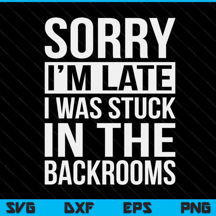 Stuck in the backrooms liminal space quote SVG cut file