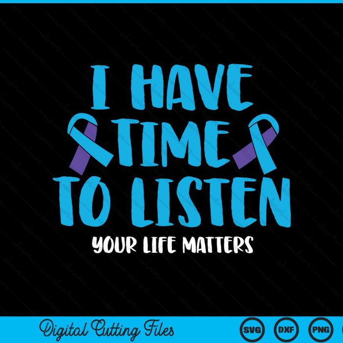 Suicide awareness mental health awareness SVG cut file
