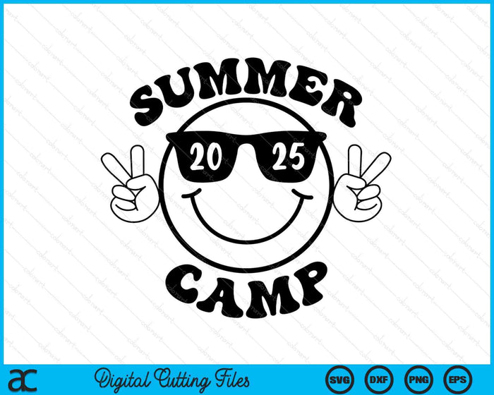 Summer Camp 2025 SVG PNG Digital Printable Files