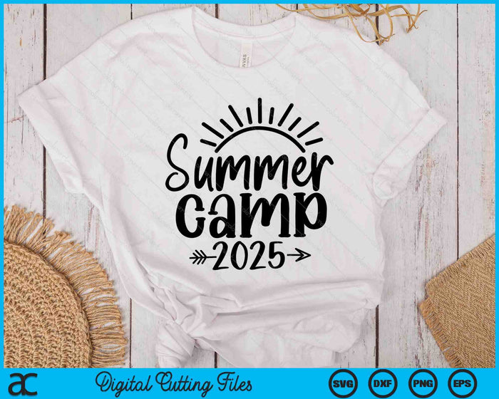 Summer Camp 2025 Teacher Vacation Back To School SVG PNG Digital Printable Files