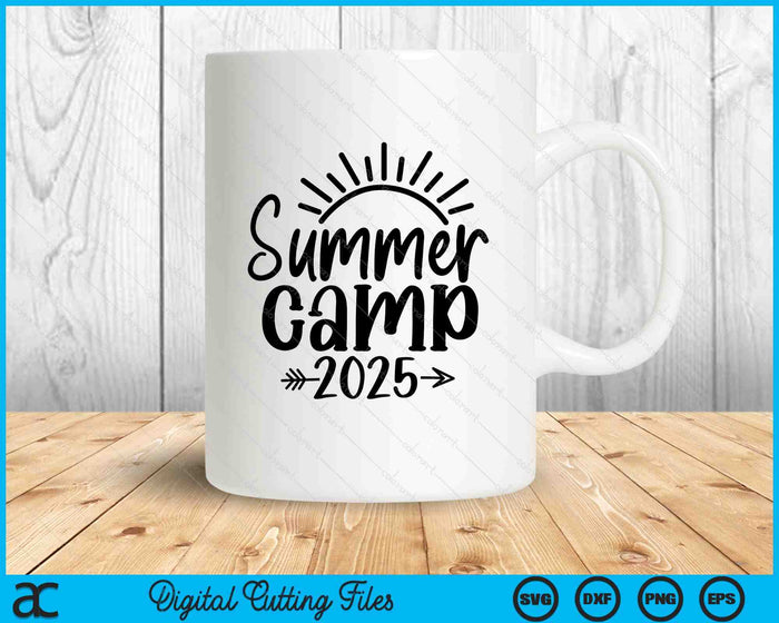 Summer Camp 2025 Teacher Vacation Back To School SVG PNG Digital Printable Files