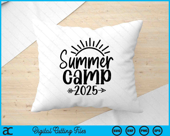 Summer Camp 2025 Teacher Vacation Back To School SVG PNG Digital Printable Files