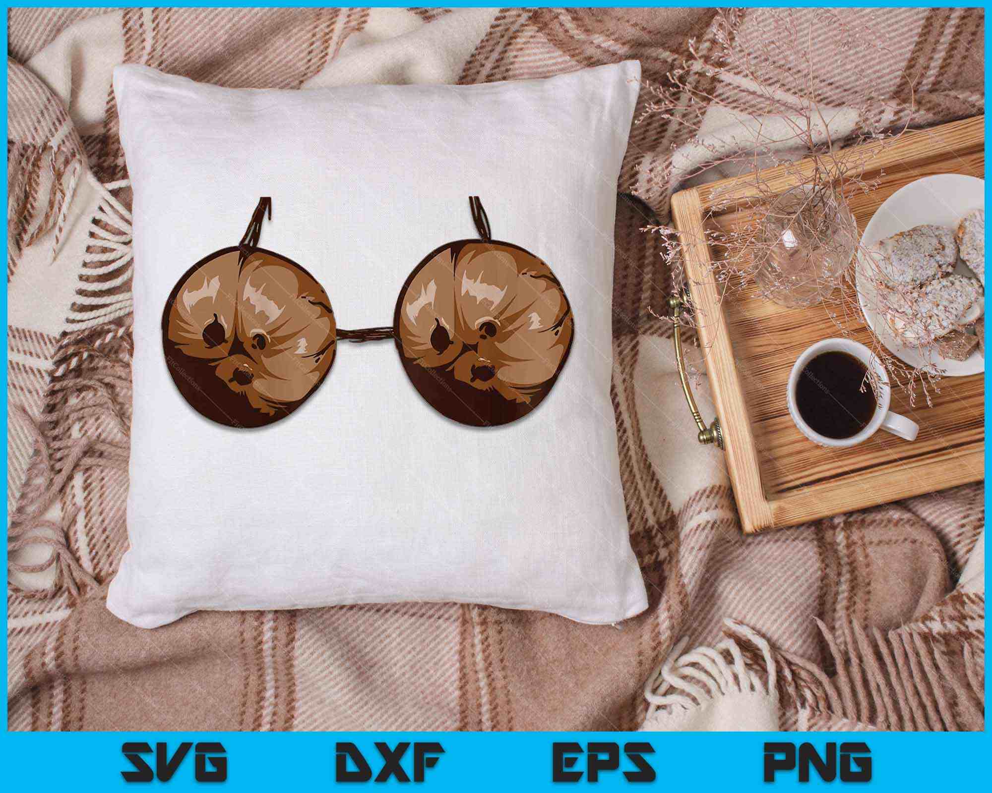 Funny Coconut Summer Svg, Coconuts Bra Svg, Funny Halloween Summer Svg –  buydesigntshirt