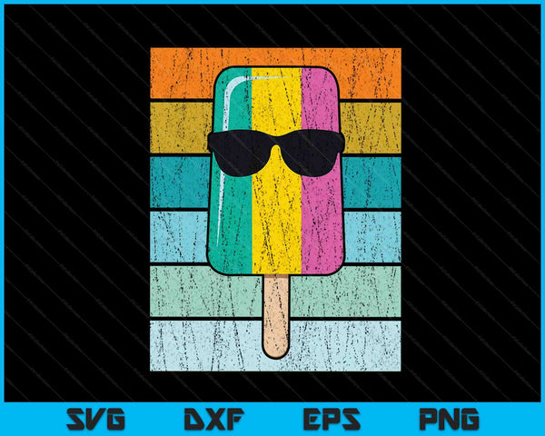 Summer popsicle ice cream beach pool party SVG cut file