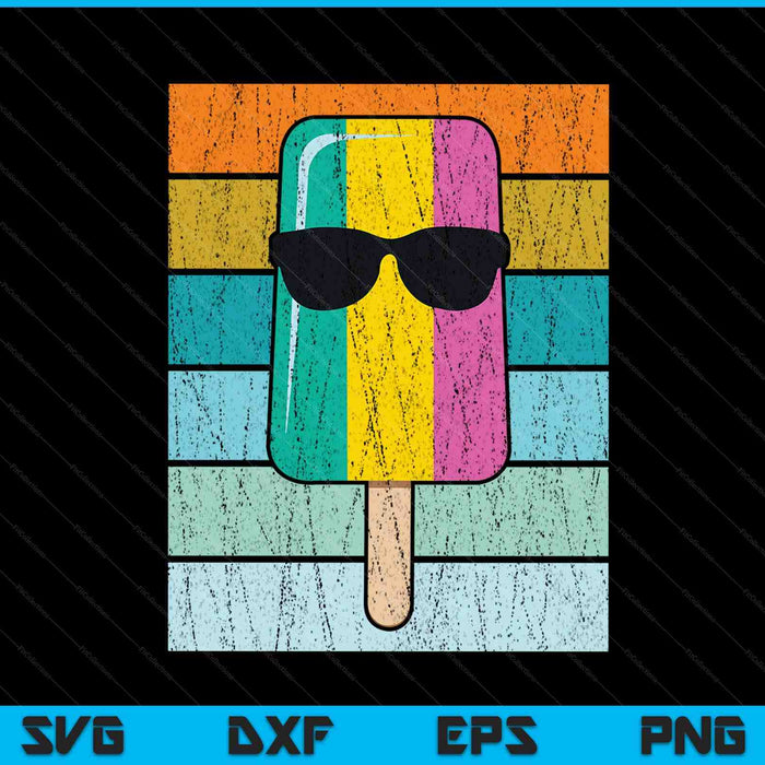 Summer popsicle ice cream beach pool party SVG cut file
