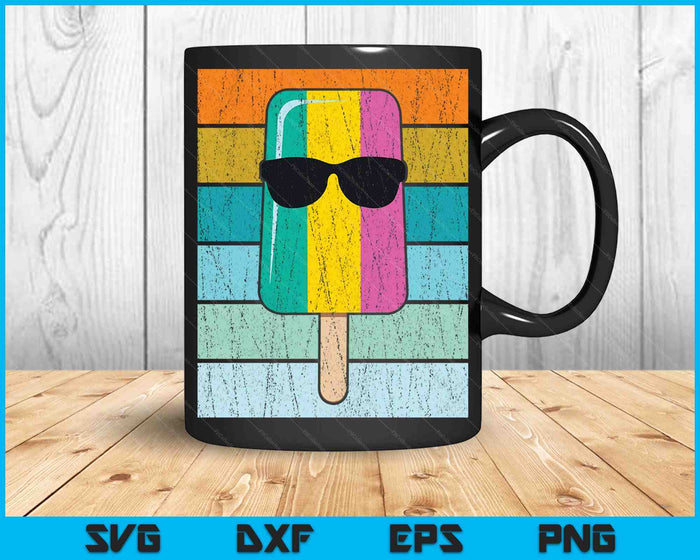 Paletas de verano divertido helado playa piscina fiesta SVG PNG archivos de corte digital