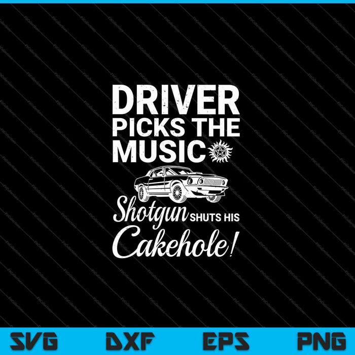 Supernatural Driver Picks Music SVG PNG Cutting Printable Files