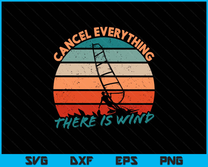 Surfer Surfboard - Windsurfer Windsurfing - Surfing SVG PNG Digital Printable Files